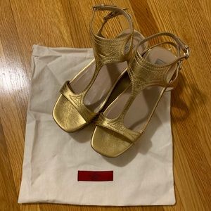 Valentino Gold sandals